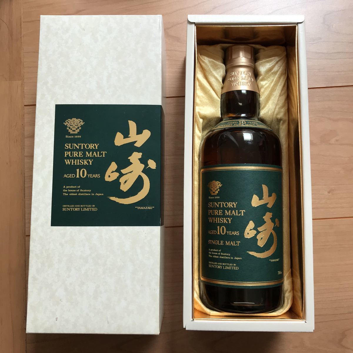 2026，大人気 サントリー 山崎10年 ピュアモルトウイスキー 箱付き(日本)｜売買されたオークション情報、yahooの商品情報をアーカイブ公開 - オークファン 日本