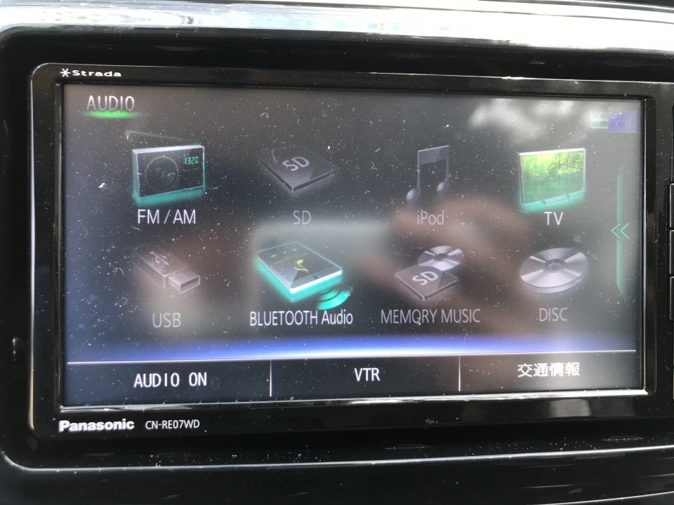 Panasonic Strada CN-RE07WD メモリーナビ フルセグ 地図2020年 ETC2.0