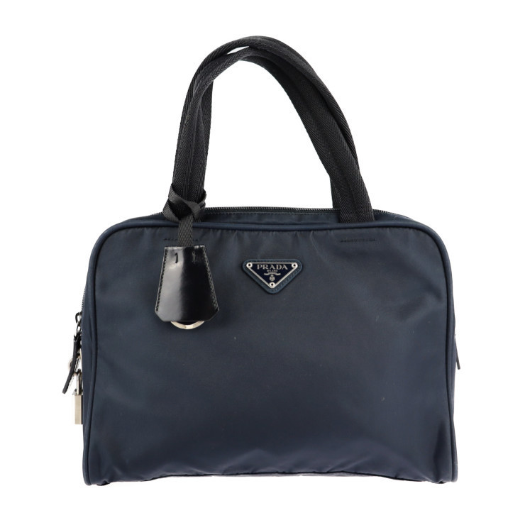 最安値，本物保証 PRADA プラダ B8495 ハンドバッグ ナイロン ネイビー ブラック 本物保証(その他)｜売買されたオークション情報、yahooの商品情報をアーカイブ公開 - オークファン その他