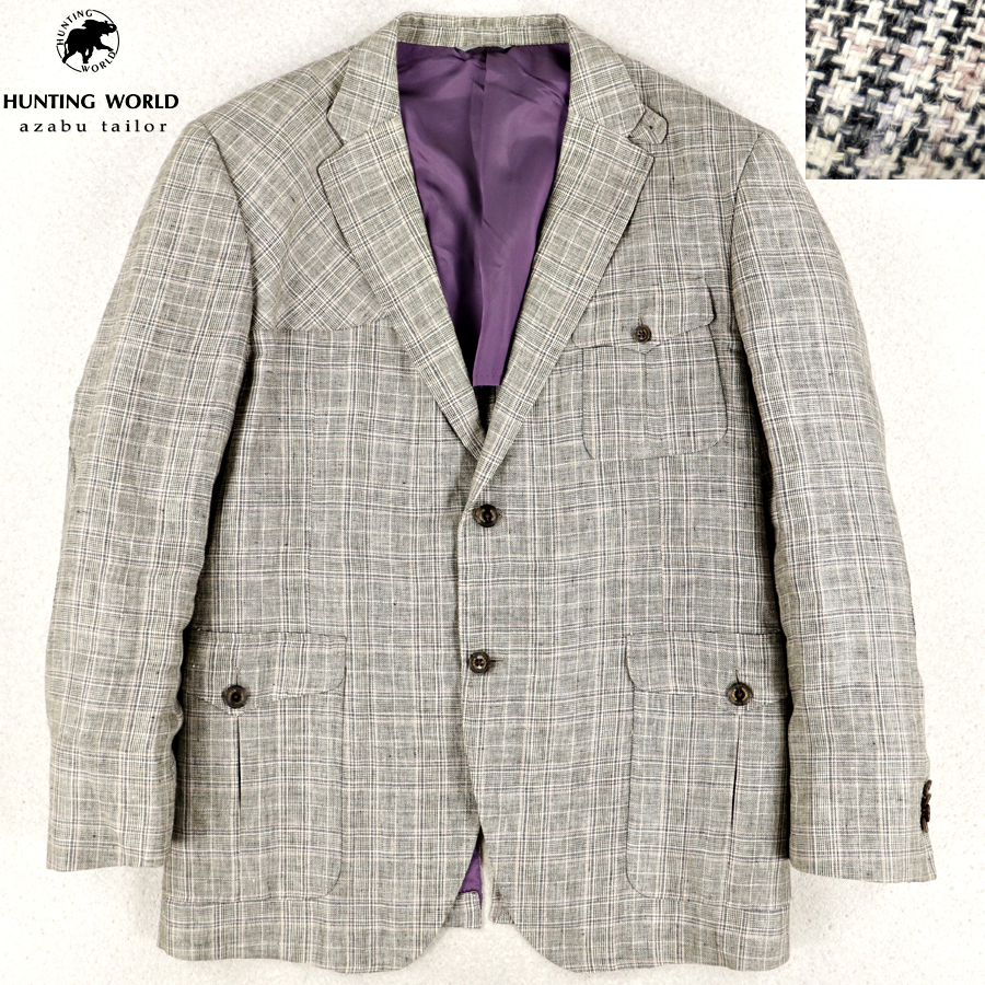 50th ANNIVERSARY 限定！美品 ハンティングワールド x azabu tailor 