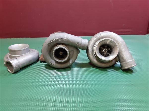 HR768●GARRETT ギャレット タービン 2基 ジャンク A/R60 ターボチャージャー O/H 部品取り HKS