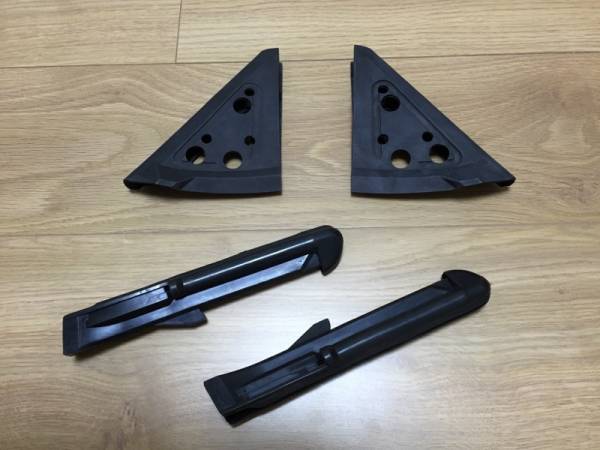 新品 DR30 2ドア社外ドアフィニッシャーとカバー左右セット　ウェザー　ゴム