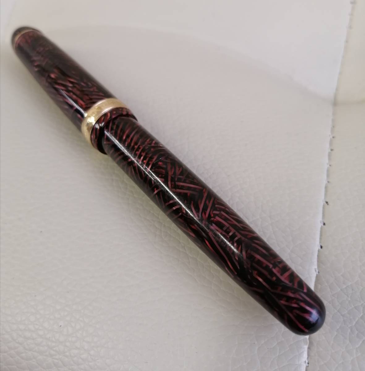 中屋万年筆 万年筆 セルロイド NAKAYA 鼈甲（べっこう） 細軟 初期