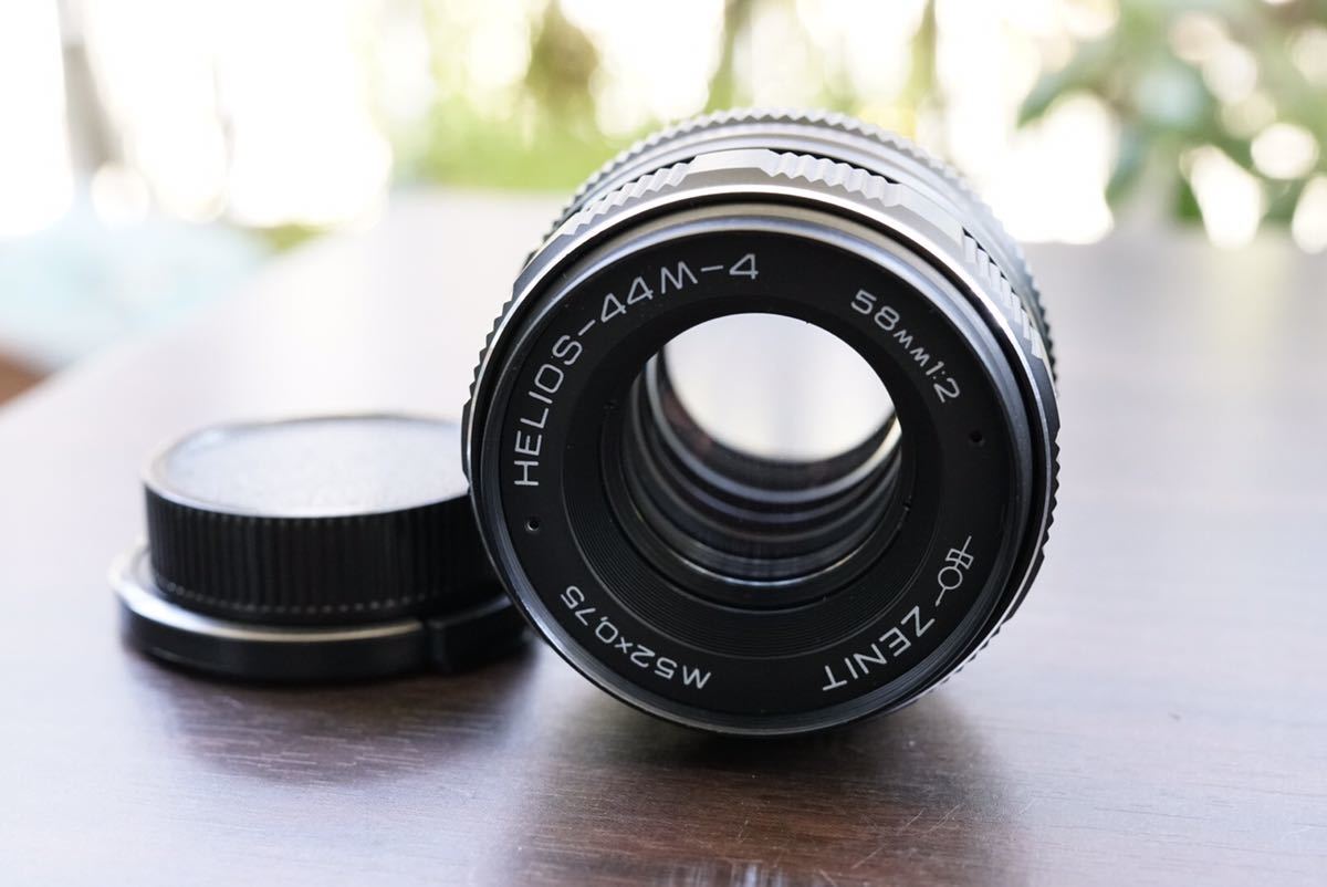 ほぼ未使用品 Helios-44M-4 58mm f2 ヘリオス ぐるぐるボケ オールド