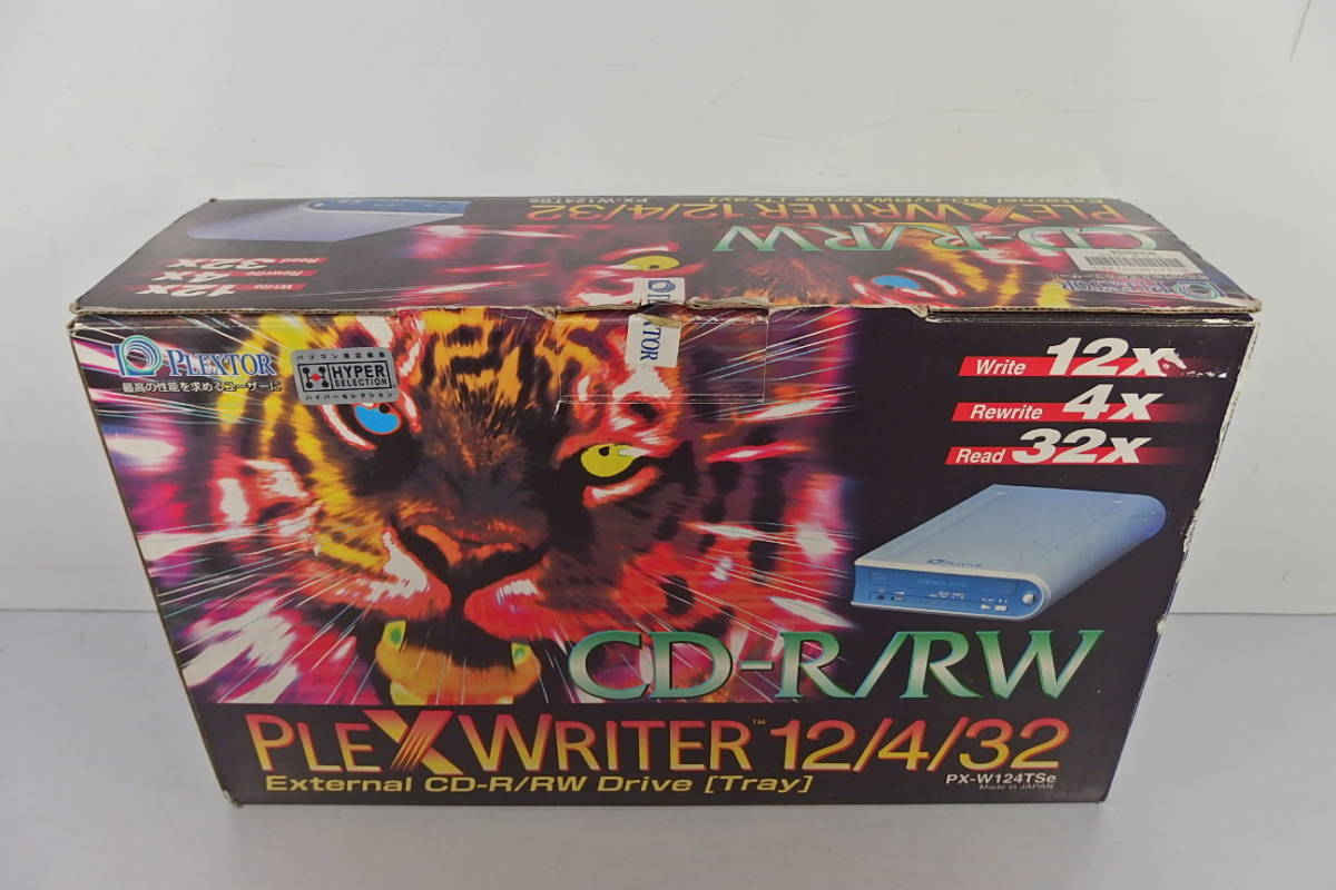 ◆新品未使用 PLEXTOR(プレクスター) 外付 SCSI CD-R/CD-RWドライブ PX-W124TSe PLEX WRITER 12/4/32 PX-W124TSE/BS
