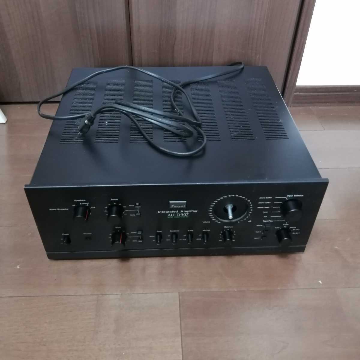 ジャンク現状　sunsui AU-Ｄ907サンスイ　プリメインアンプ ジャンク