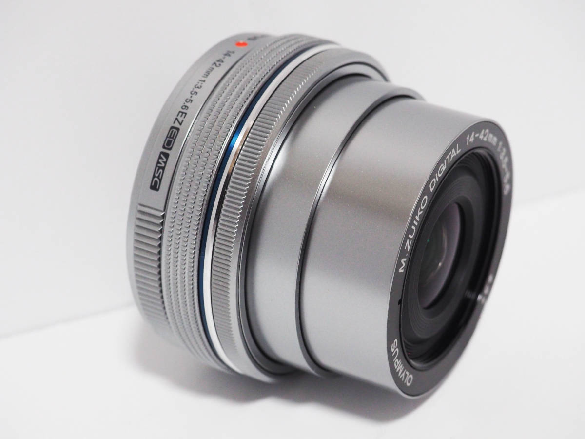 超美品】M.ZUIKO DIGITAL ED 14-42mm F3.5-5.6 EZ（シルバー） 【公式 