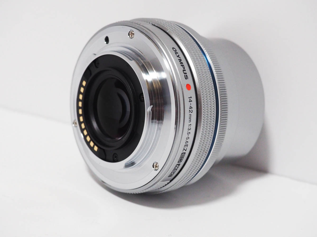 超美品】M.ZUIKO DIGITAL ED 14-42mm F3.5-5.6 EZ（シルバー 
