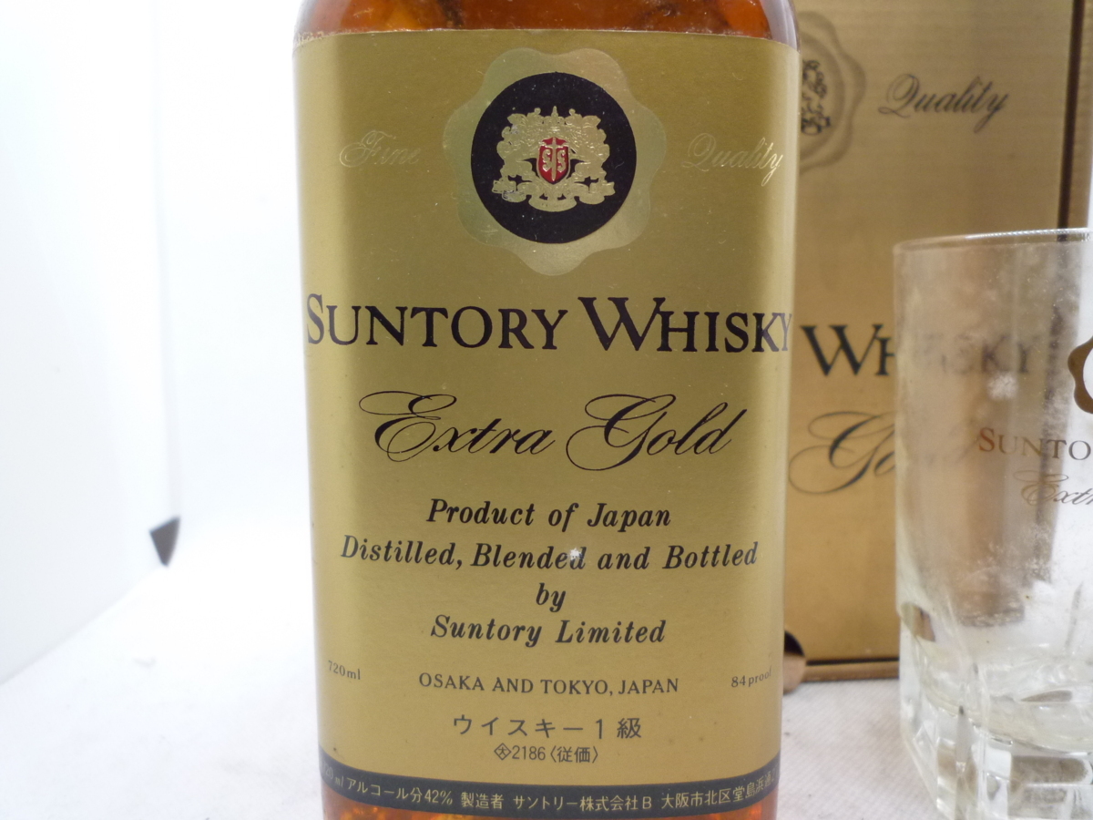 ☆ 古酒 ウイスキー1級 サントリーGOLD 720ml No.139-7