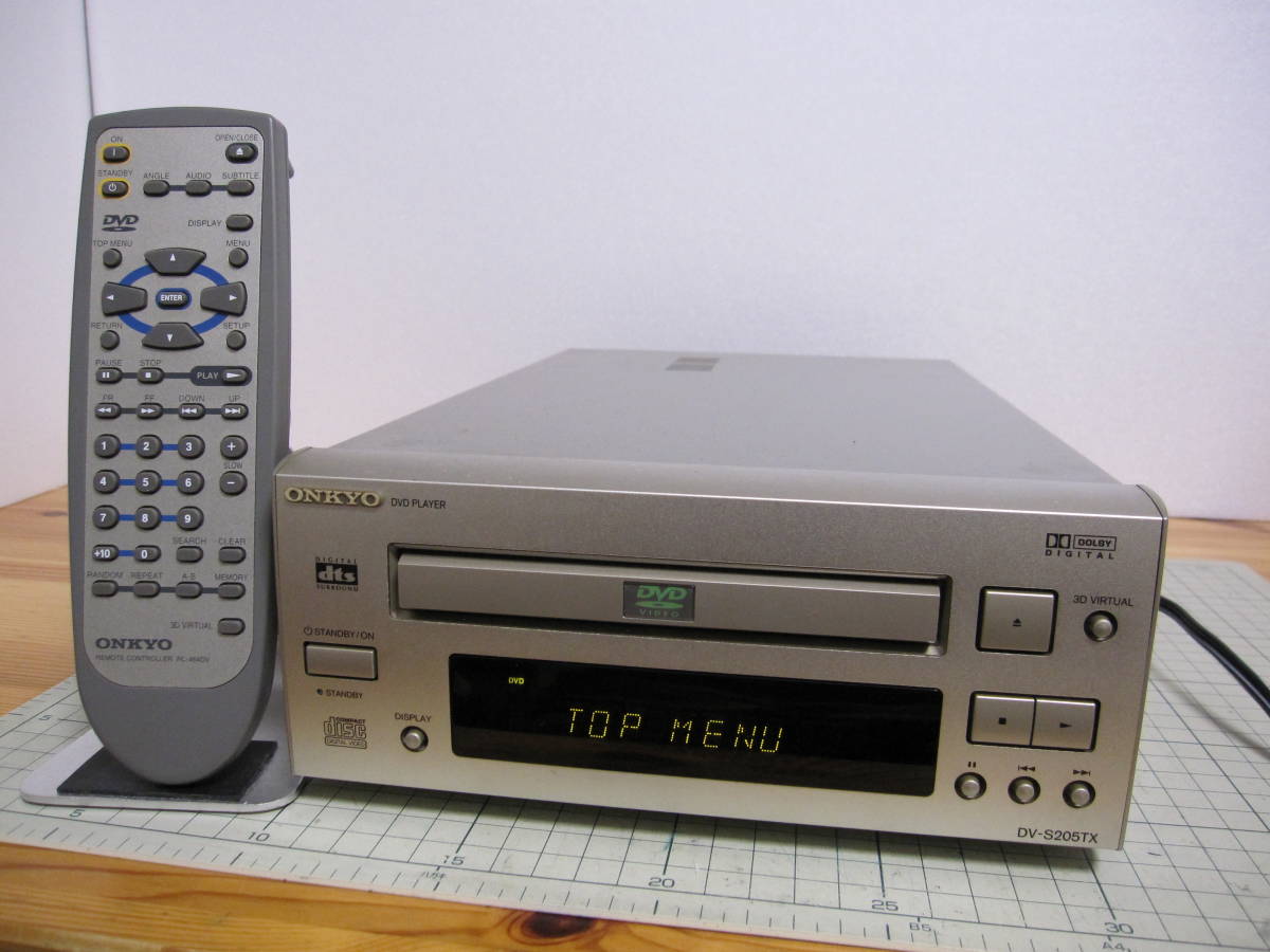 ONKYO /オンキヨー DV-S205TX DVDプレーヤー（リモコン付） 【公式通販】