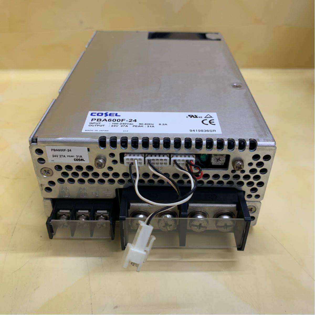 O4）COSEL コーセル PBA600F-24 スイッチング電源 24V PBA600F-24