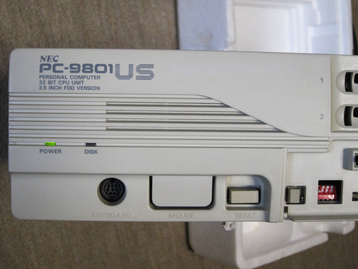 NEC PC-9801US - ☆ ジャンクNEC 本体のみ Yahoo!オークション レトロ 