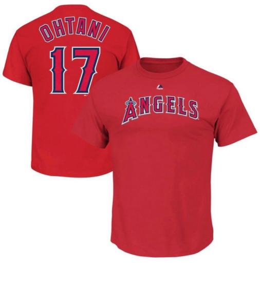 ロサンゼルス エンゼルス 大谷翔平 ♯17 Tシャツ M(USサイズ