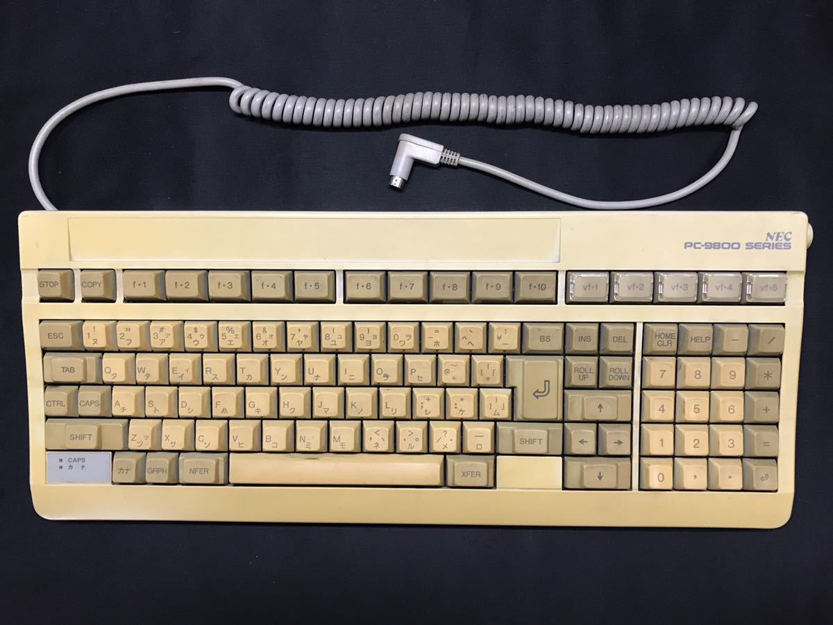 ヤフネコ便送料無料】♪NEC 純正 希少 PC-9800 SERIES キーボード