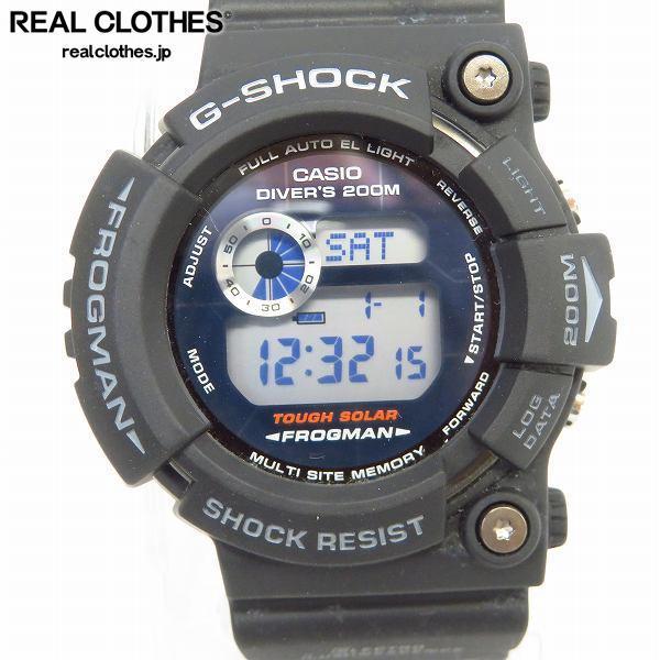 G-SHOCK FROGMAN ブラック FROGMAN（フロッグマン） モデル 電波時計 【ジャンク】G-SHOCK/Gショック FROGMAN BLACK SPOTS フロッグマン ブラックスポッツ GW-200RB-1JF /000