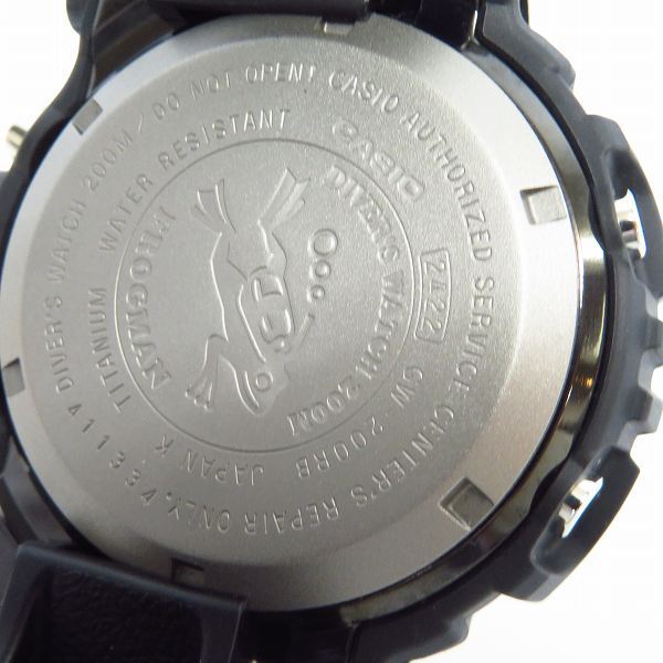 G-SHOCK FROGMAN ブラック FROGMAN（フロッグマン） モデル 電波時計 【ジャンク】G-SHOCK/Gショック FROGMAN BLACK SPOTS フロッグマン ブラックスポッツ GW-200RB-1JF /000