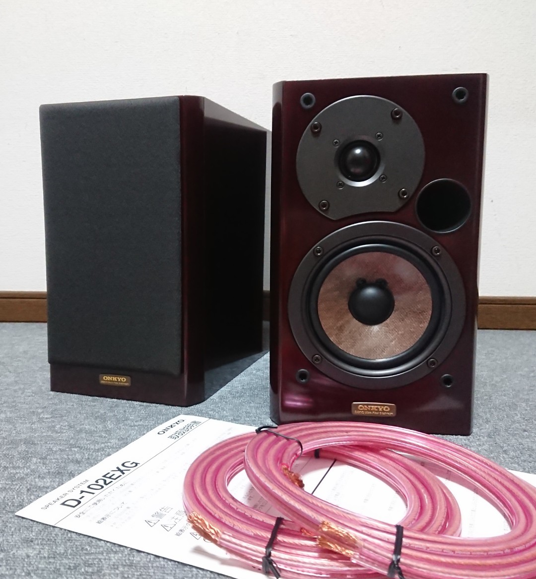 ONKYO D-102EXG オンキョー D ペア 値下げ中ONKYO製スピーカー EXG - D