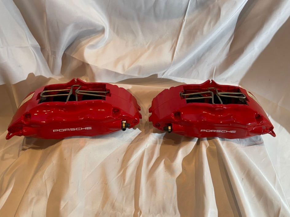ポルシェ993用 純正フロントキャリパー左右セット　未使用美品　“BigRed”　赤キャリ ブレンボ　993ターボ， 1995-98 等 993.351.425.10他