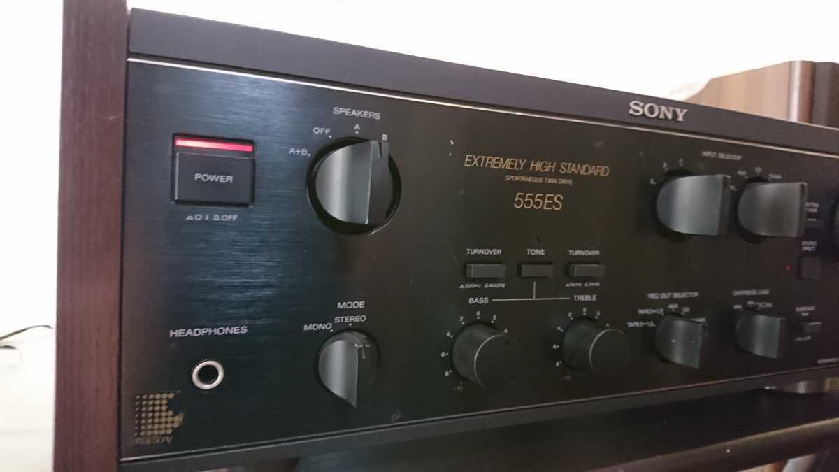 SONY プリメインアンプ TA-F555ESX 通電OK 動作未確認 ジャンク