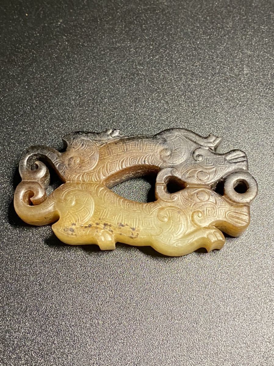 香炉 三足 双耳 雲某資産家買取品 古美術品(香道具 龍彫刻 玉石 文化