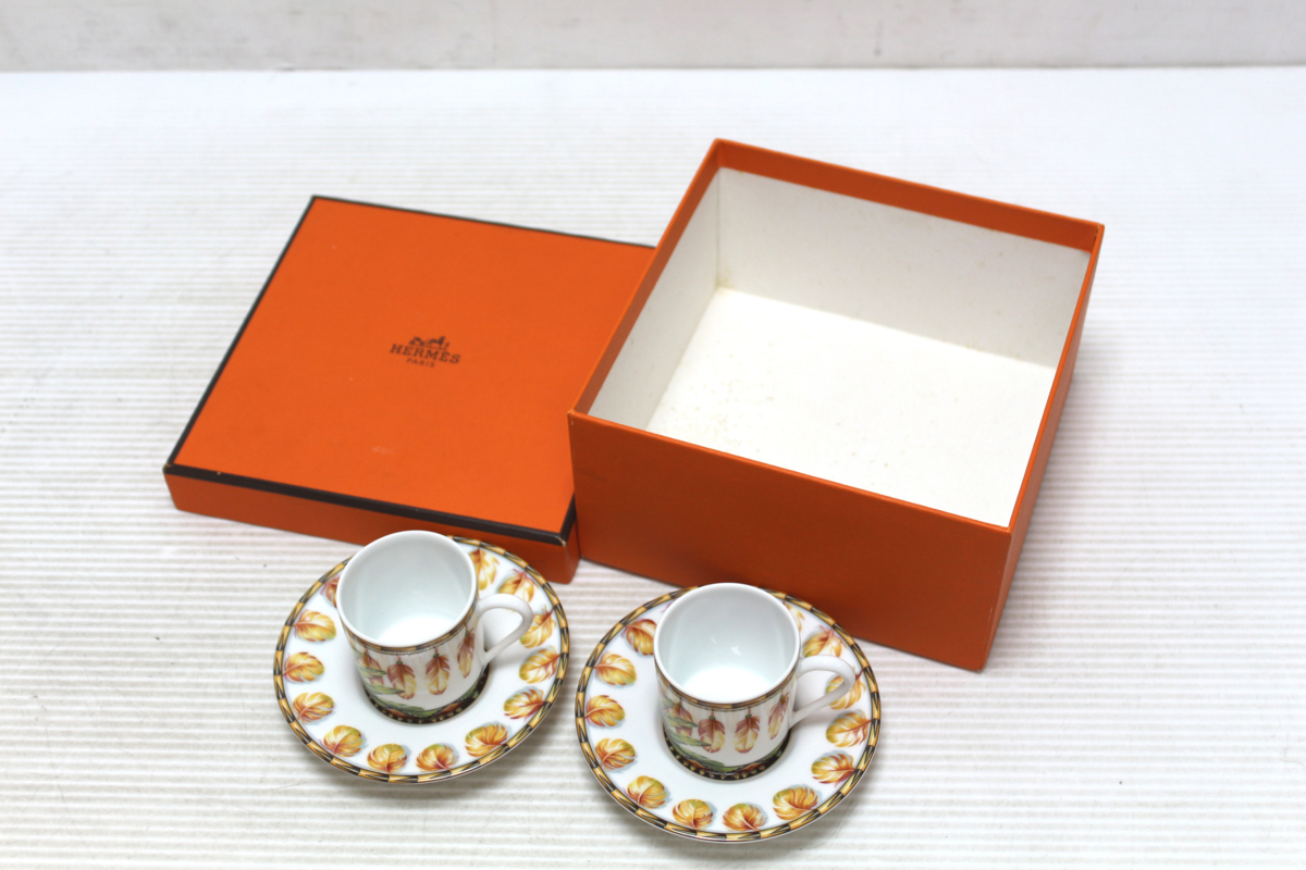 1円～【☆22-1168】□中古□HERMES エルメス PATCHWORK デミタスカップ 