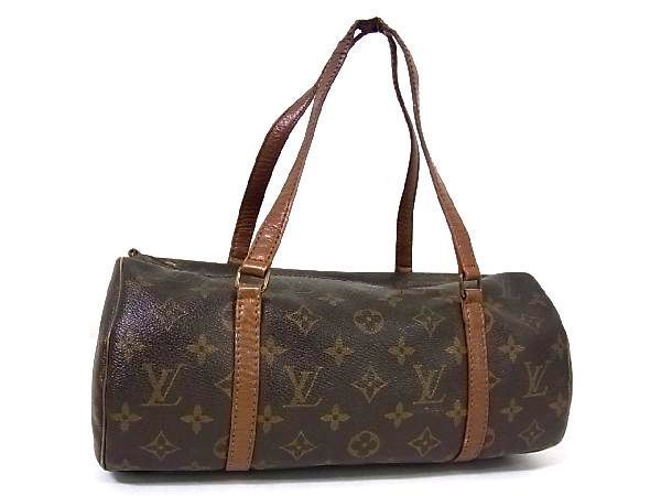 1円 LOUIS VUITTON ルイヴィトン M51365 モノグラム パピヨン30 円筒 