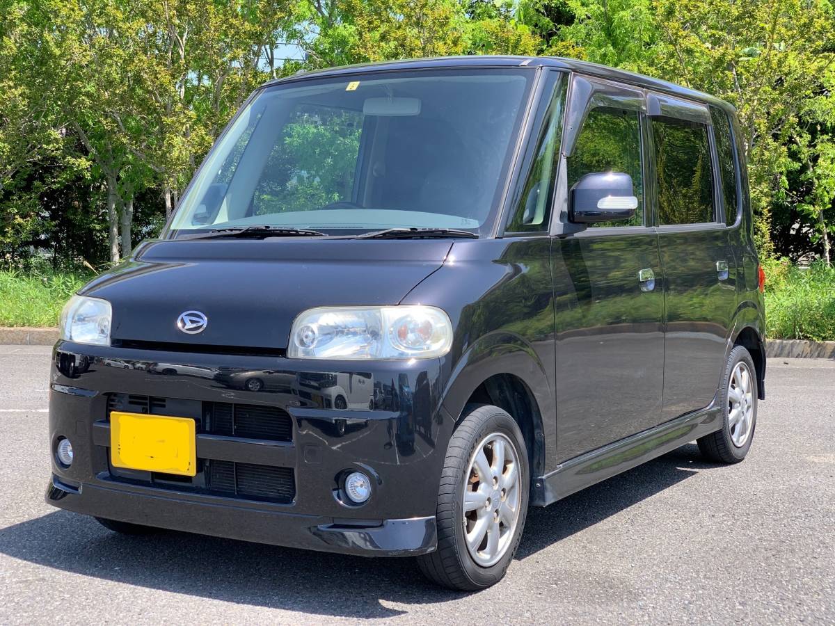 伊東発！ダイハツ　タント　VS　車検付き乗って帰れます　低走行10400㌔　ブラック　外内装きれいです　GW引取りOK！