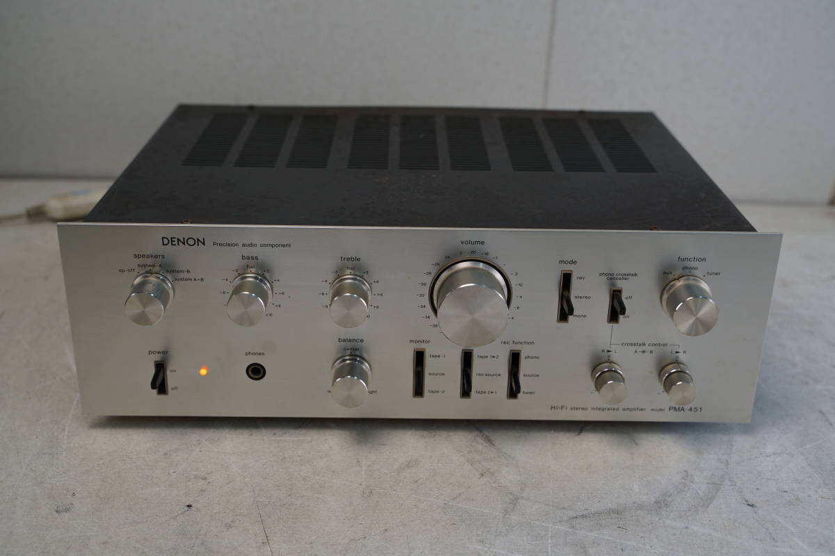 DENON PMA-451 プリメインアンプ ○DENON デノン プリメインアンプ PMA-451 ジャンク ○DENONデノン