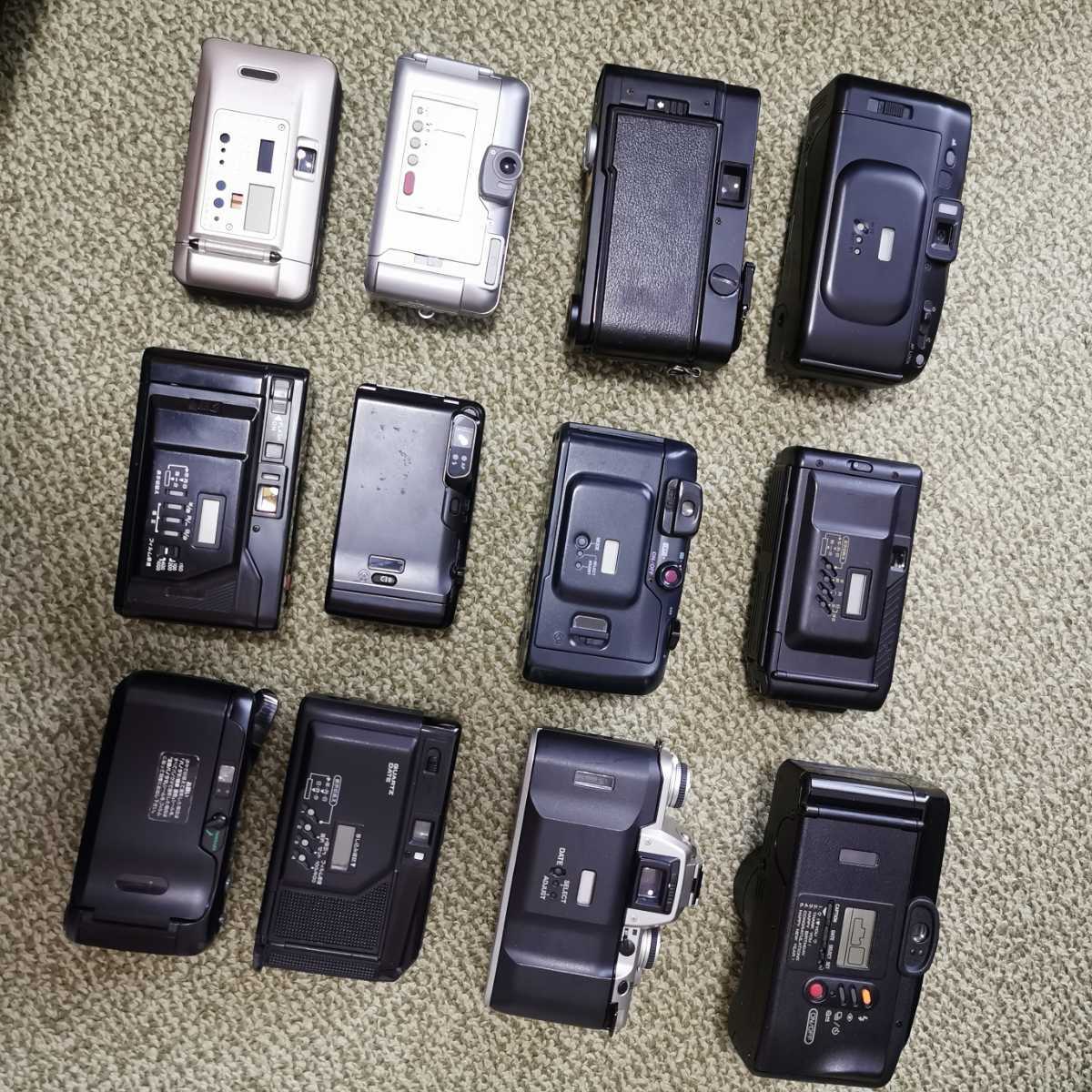 フィルムカメラ 12点まとめ ジャンク Yashica Konica Fujifilm Kyocera Canon OLYMPUS 大量 _8