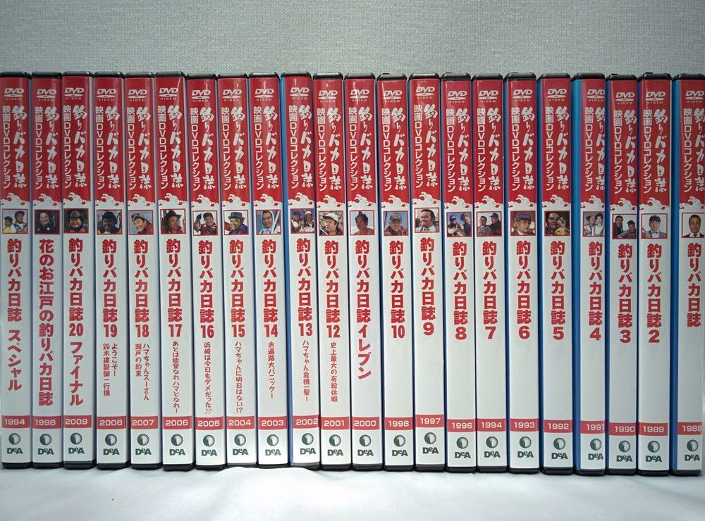 DVD 釣りバカ日誌 映画DVDコレクション 22枚セット Discのみ