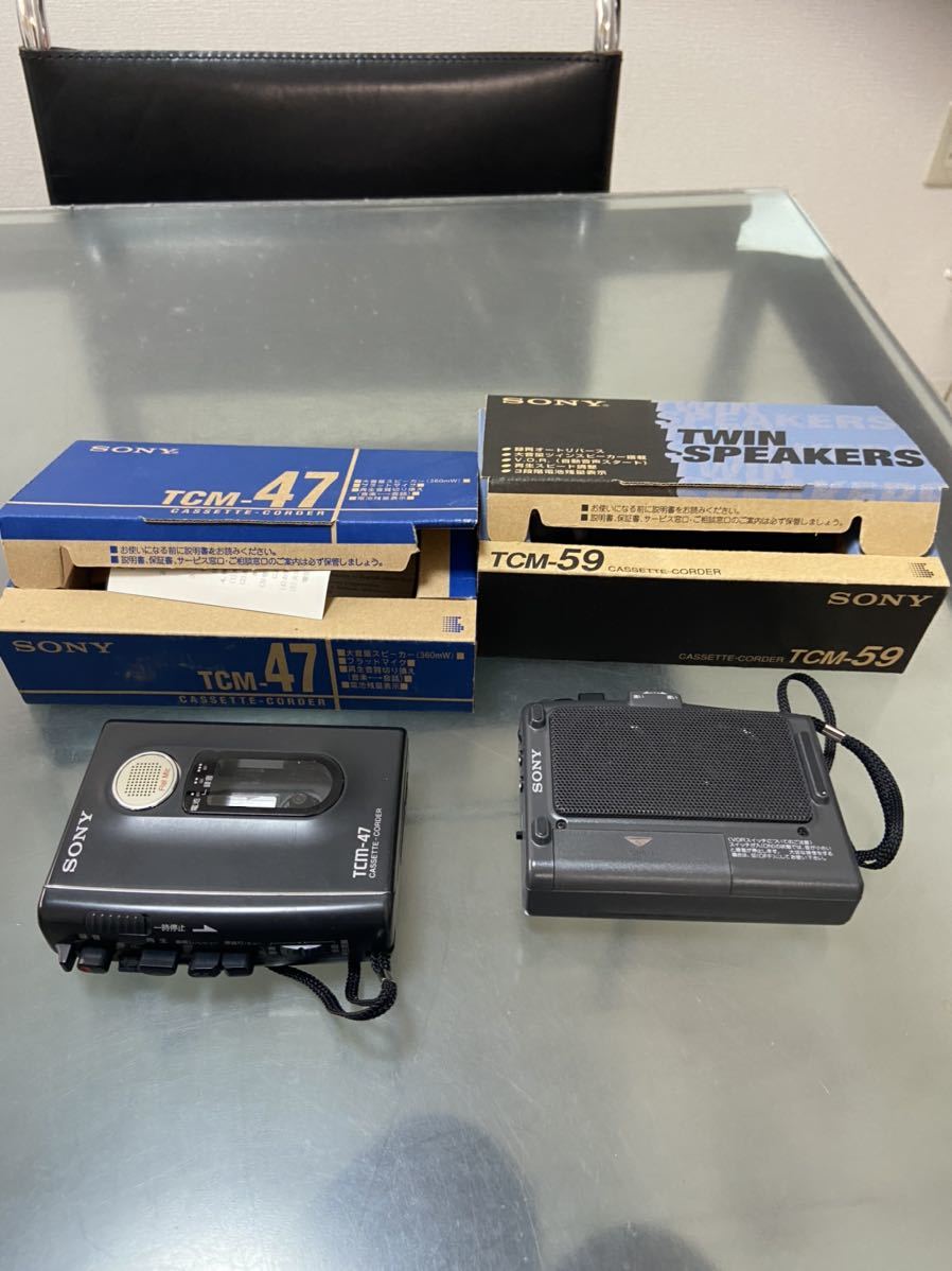 SONY ソニー カセットレコーダー ウォークマン TCM 47 59 ㉔SONY