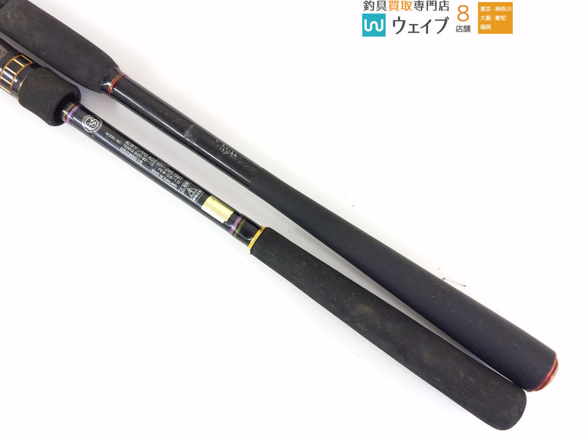 ダイワ 紅牙 テンヤゲーム AGS MH 245SMT・シマノ 炎月 一つ
