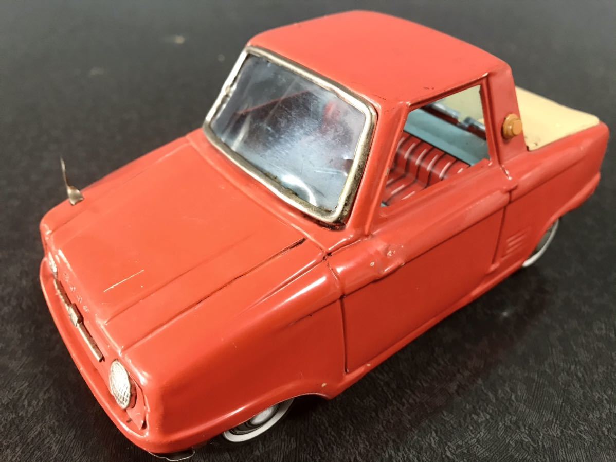 萬代屋 昭和 当時物 コニー グッピー ブリキ フリクション可動 16.5cm 