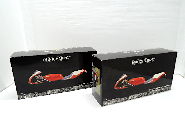 【MINICHAMPS製 ドゥカティ 2台 1/12】 DUCATI 996 SEREET VERSION ・DUCATI 998R SUPERBIKE 2002 合計2台 ミニチャンプス