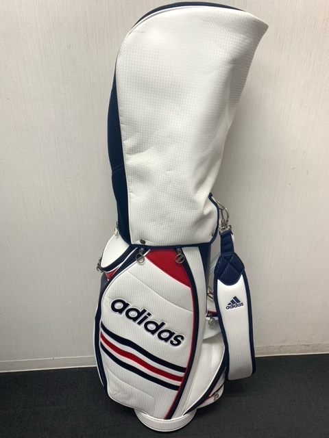 □BIRTH バース キャディバッグ/ゴルフバッグ ブルー エナメル 8分割