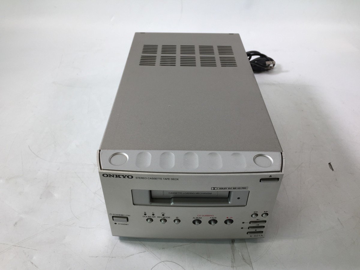 ♪△【ONKYO オンキョー】ステレオカセットテープディスク③ K-501A