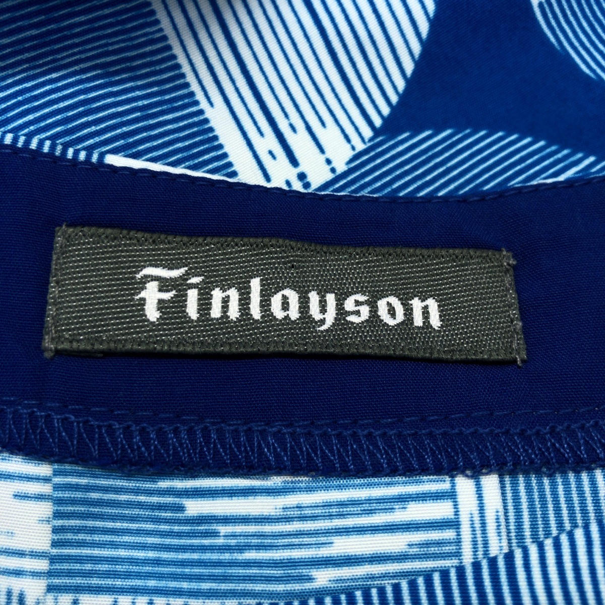 Finlayson フィンレイソン 北欧柄 ゆったり チュニック ワンピース M 青系 ブルー系 レディース 女性用 婦人 Mサイズ 売買されたオークション情報 Yahooの商品情報をアーカイブ公開 オークファン Aucfan Com