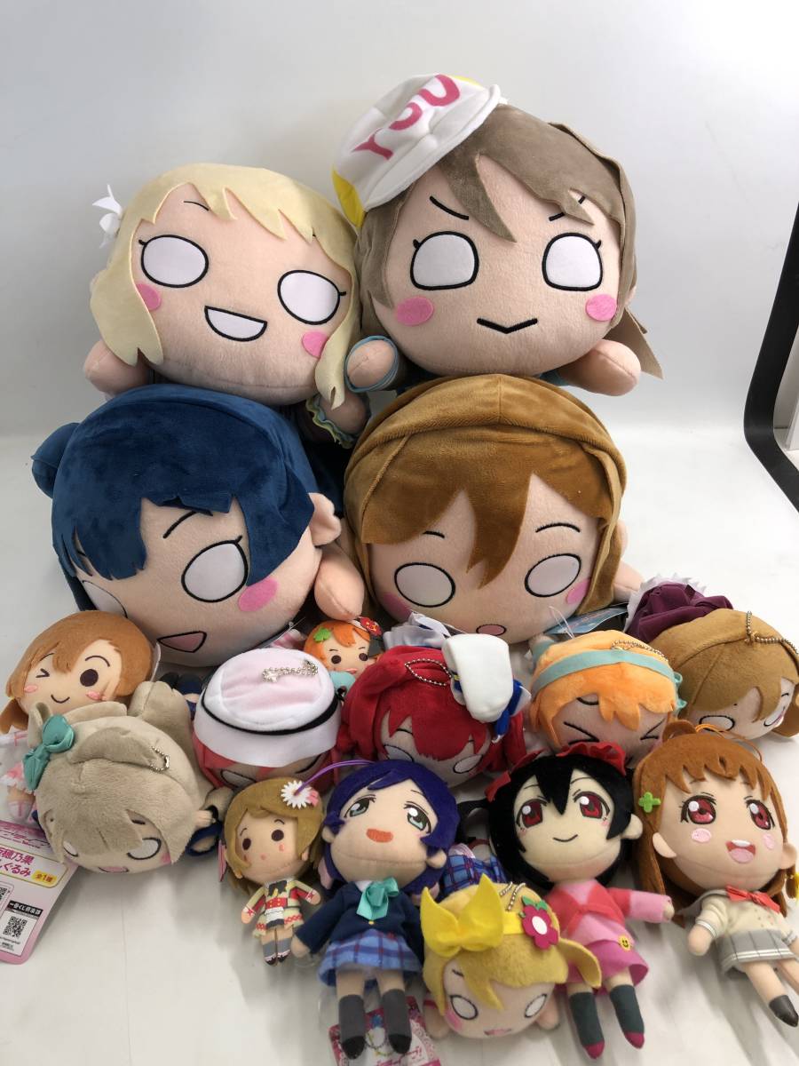 T210422-01I/ ラブライブ！ ぬいぐるみ まとめ μ's Aqua 虹学 愛 花丸