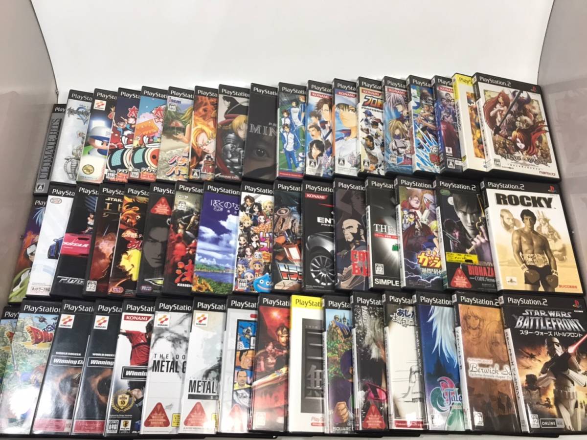 178011円～PS2 ソフト まとめ 50本セット 動作未確認 プレステ2