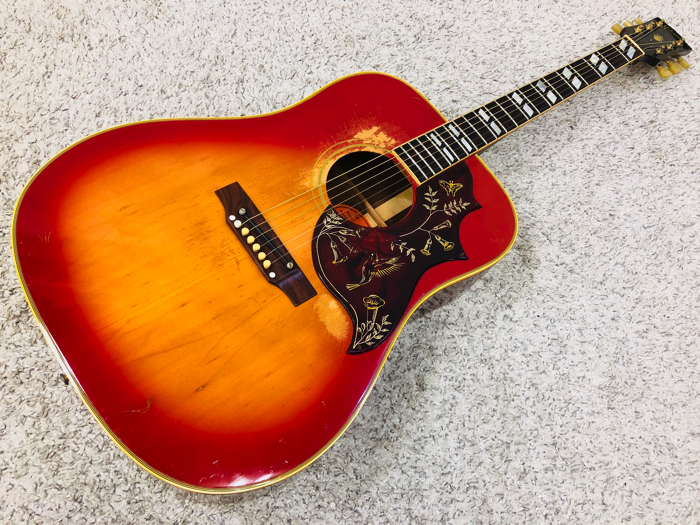 Gibson Hummingbird / ギブソン ハミングバード ナローネック アコースティックギター 1968年【現状品】♪IB