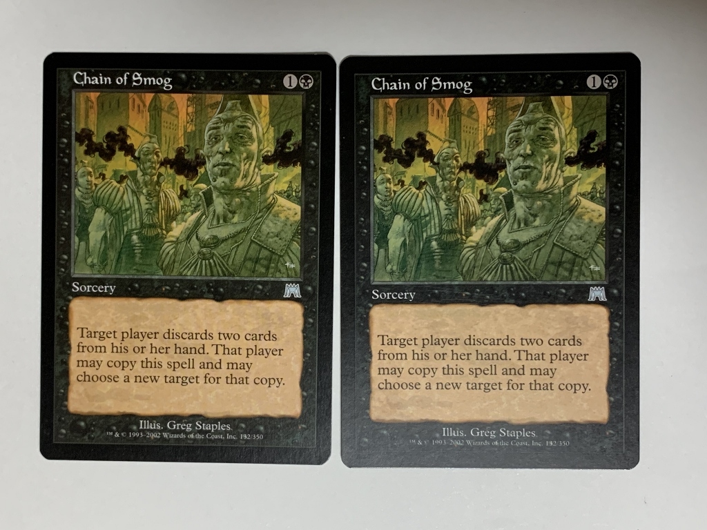【MTG】[Foil] 煙霧の連鎖 / Chain of Smo 英語版 ２枚 Kaysun General Trading LLC.