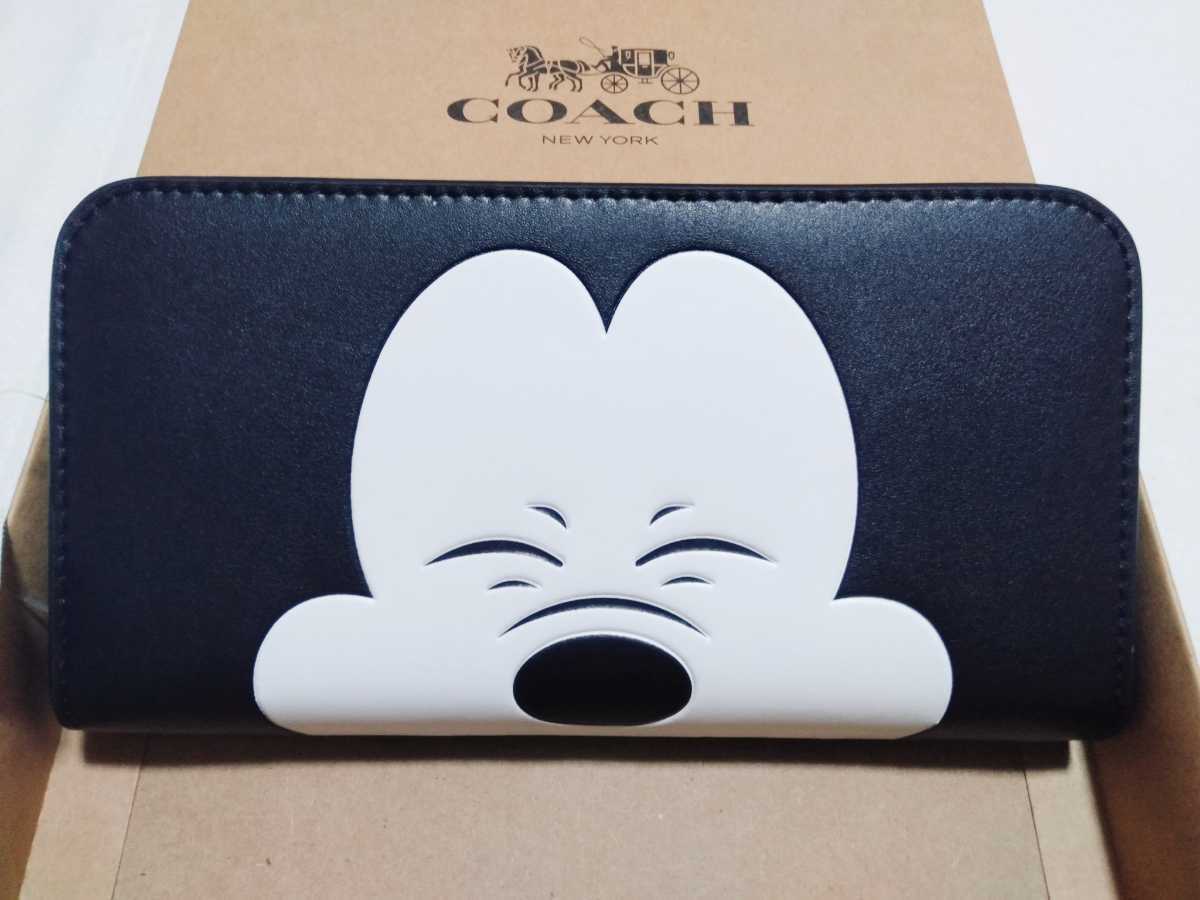 新品、未使用 COACH コーチ 長財布 ディズニーコラボ