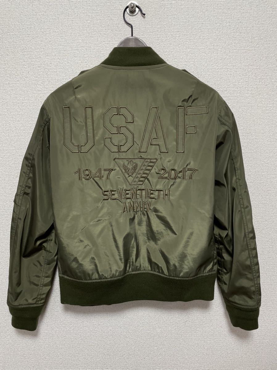 AVIREX USAF 70周年記念 MA-1 L2-B　フライトジャケット AVIREX USAF 70周年記念 MA-1 L2-B フライトジャケット - メルカリ