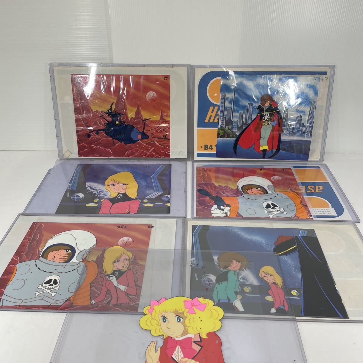 セル画色々まとめて 11枚 キャプテンハーロック 他 宇宙海賊キャプテン