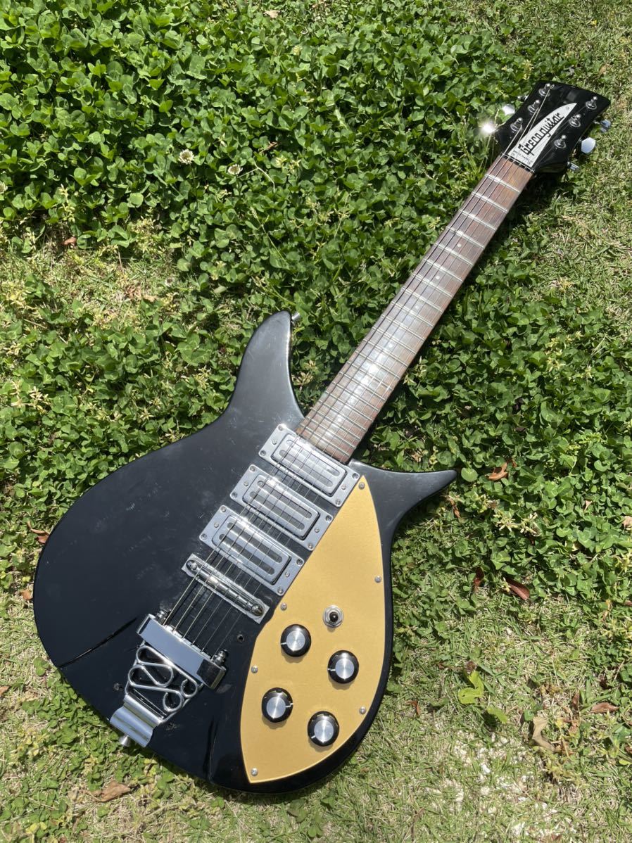rickenbacker 325 replica John Lennon vintage style copy リッケンバッカー　タイプ　ジョンレノン風　レプリカ　ビートルズ　Beatles