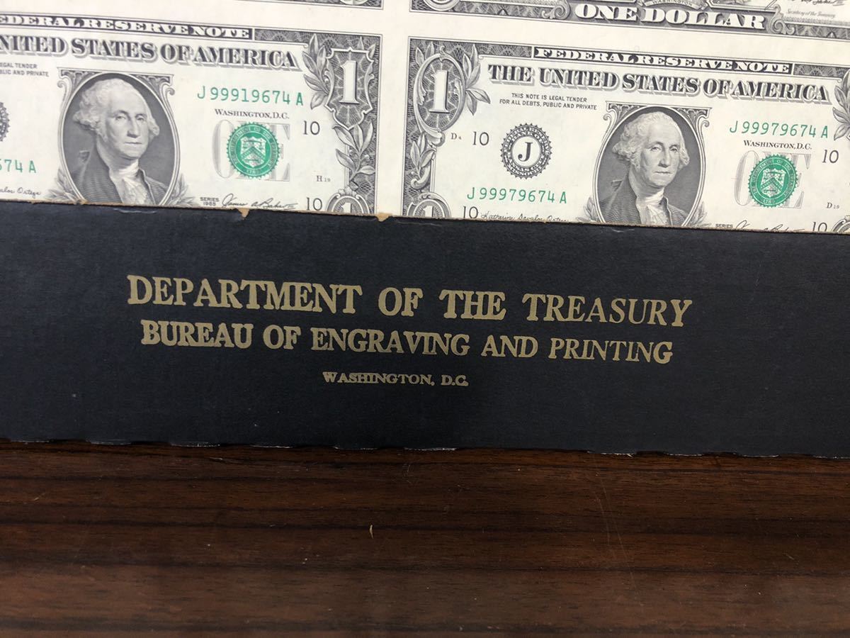 Hot爆買い ヤフオク 米ドル未裁断 縁起物アメリカドル ドル紙幣 1ドル札 通販好評 Shineray Com Br