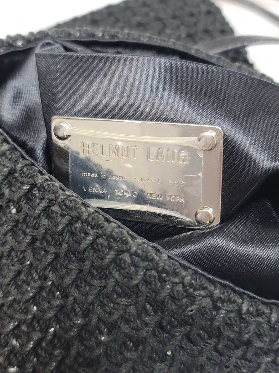 未使用 HELMUT LANG RACE UP SAKOSH CROSSBODY BAG POUCH 編み上げ 