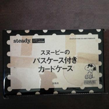 非売品 スヌーピーのパスケース付きカードケース Steady 19年12月号付録 ファッション総合 売買されたオークション情報 Yahooの商品情報をアーカイブ公開 オークファン Aucfan Com