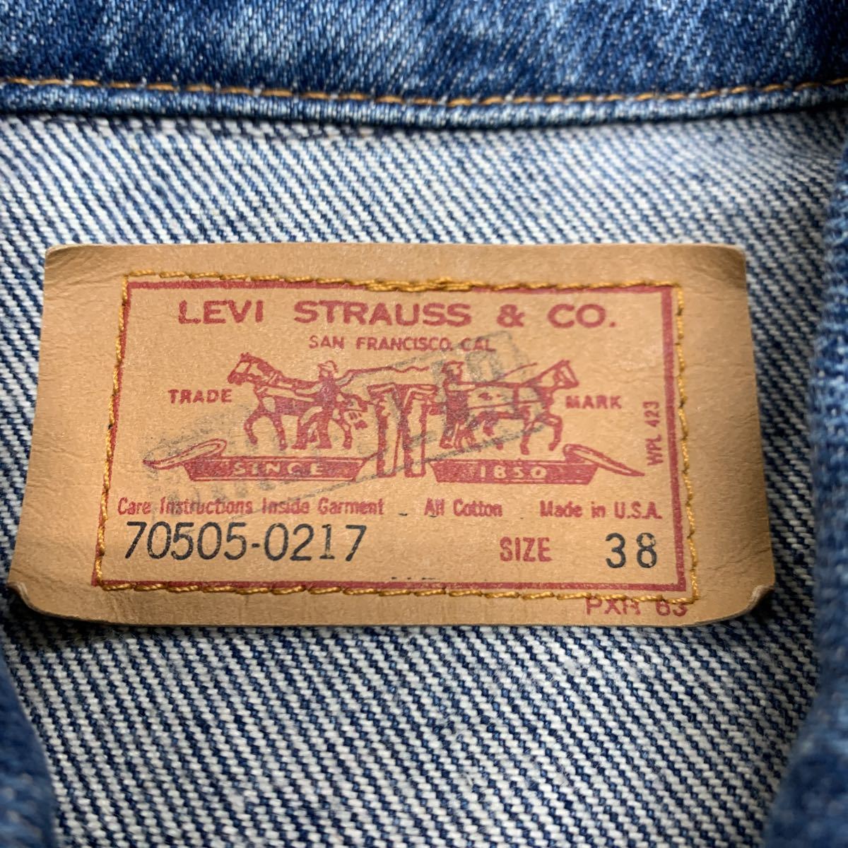 リーバイス 70505-0217 サイズ38インチ Levis アメリカ製 MADE IN USA 