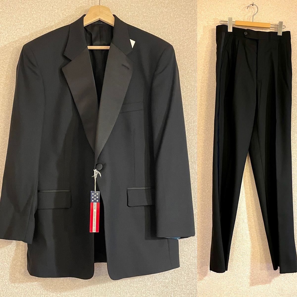 未使用品 Brooks Brothers タキシード セットアップ ブルックスブラザーズ ブラック 40S/W30S USA製